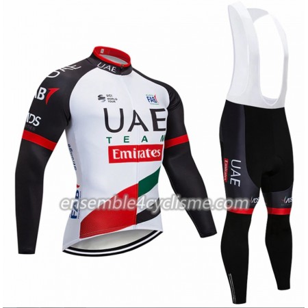 Tenue Maillot M/L + Collant à Bretelles 2018 Team UAE N001